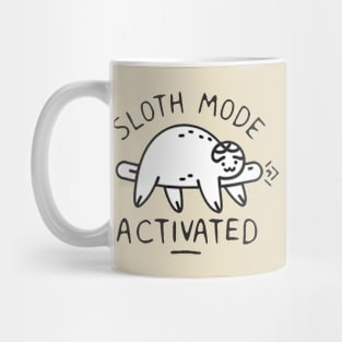 Sleepy Sloth - Sloth on a Branch Mug